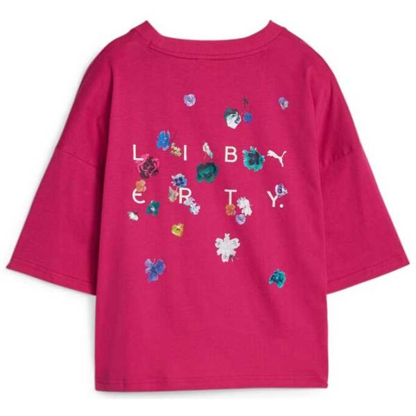 Футболка для женщин Puma X Liberty Graphic Tee Хлопок/ Розовый photo 2