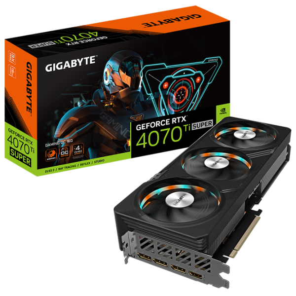 Видеокарта Gigabyte GeForce RTX 4070 Ti SUPER GAMING OC PCI Express x16 4.0 / 16 ГБ photo 6 Видеокарта Gigabyte GeForce RTX 4070 Ti SUPER GAMING OC PCI Express x16 4.0 / 16 ГБ photo 6