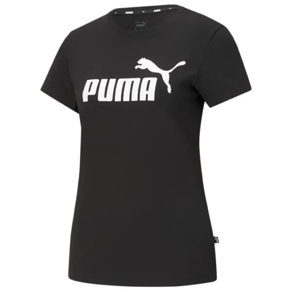 Футболка для женщин Puma Ess Logo Tee Хлопок/ Черный photo 4