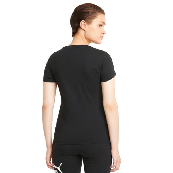 Футболка для женщин Puma Ess Logo Tee Хлопок/ Черный photo 4