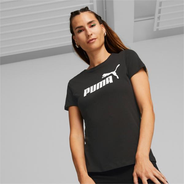 Футболка для женщин Puma Ess Logo Tee Хлопок/ Черный photo 5