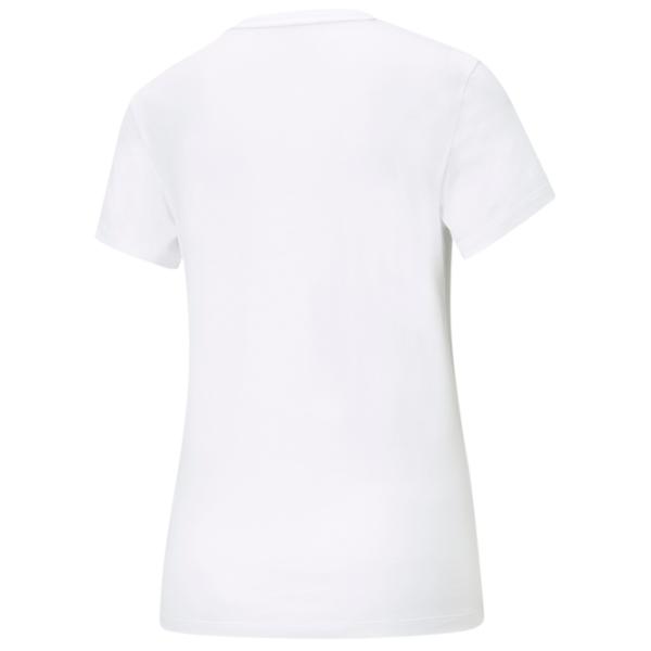 Футболка для женщин Puma Ess Logo Tee Хлопок/ Белый photo 2