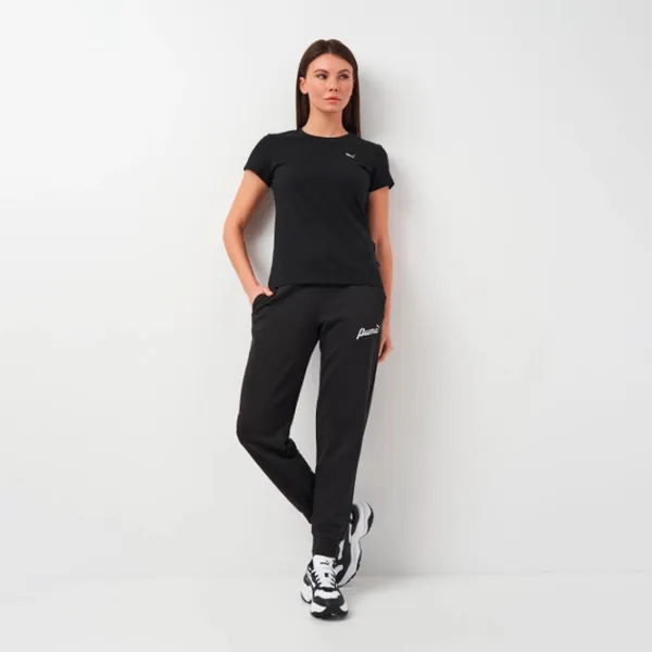 Футболка для женщин Puma Ess Small Logo Хлопок/ Черный photo 4