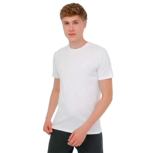 Tricou pentru bărbați Lotto 3W ML UDO 11LLM19 3PR Bumbac/ White photo 5