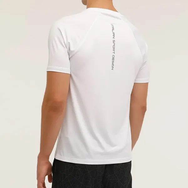 Tricou pentru bărbați Lotto 3W M-ALDO T-SH 3PR Polyester/ White photo 2