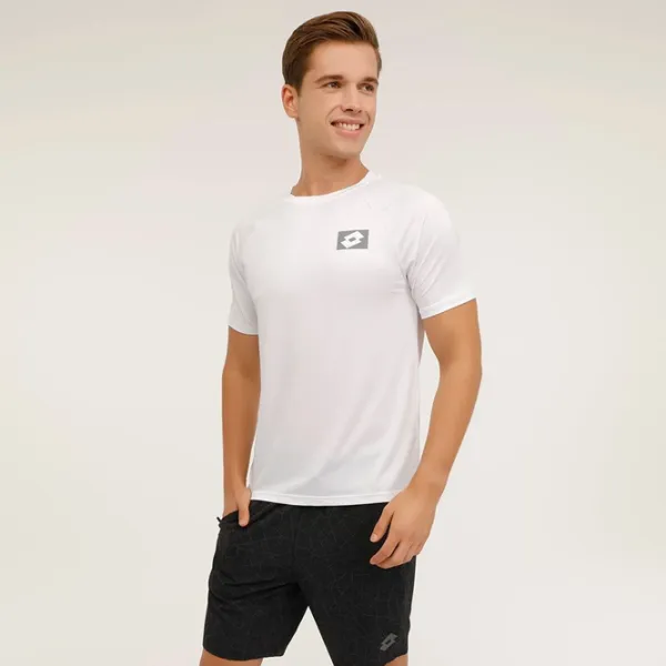 Tricou pentru bărbați Lotto 3W M-ALDO T-SH 3PR Polyester/ White photo 3