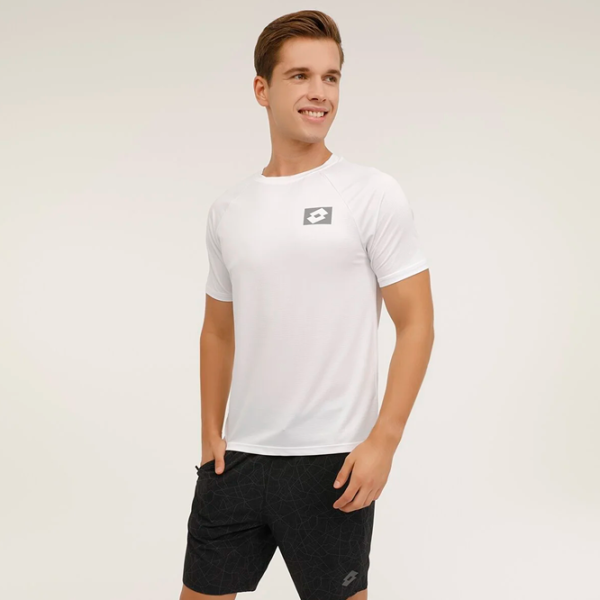 Tricou pentru bărbați Lotto 3W M-ALDO T-SH 3PR Polyester/ White photo 3