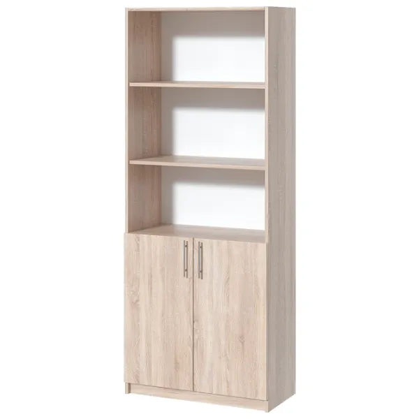 Шкаф с полками Fabrik Home Office-Line №1 200см x 80см x 40см/ ДСП/ Дуб Сонома photo 2