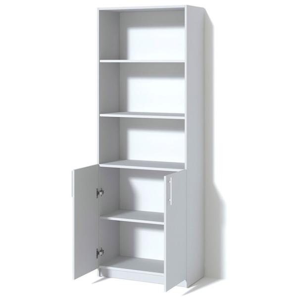 Dulap cu polițe Fabrik Home Office-Line №1 200 x 80 x 40/ PAL/ Frasin alb photo 3