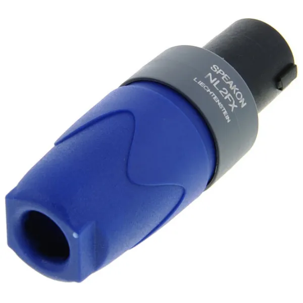 Mufă audio Neutrik NL2 FX Plastic/ Blue photo 3