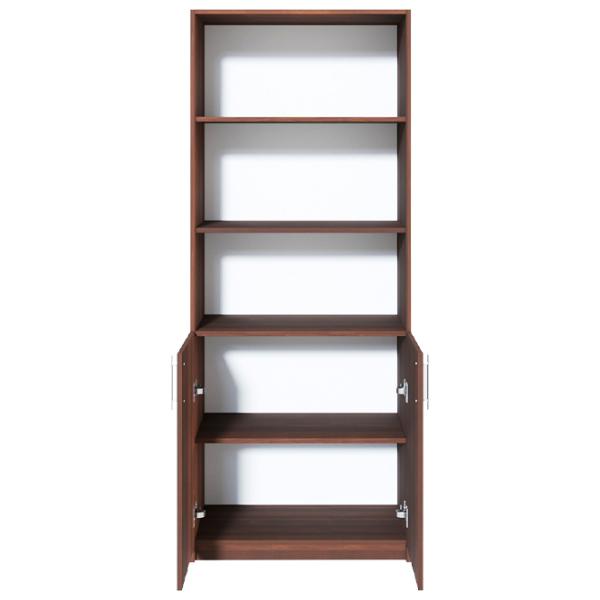 Dulap cu polițe Fabrik Home Office-Line №1 200 x 80 x 40/ PAL/ Nuc Închis photo 3