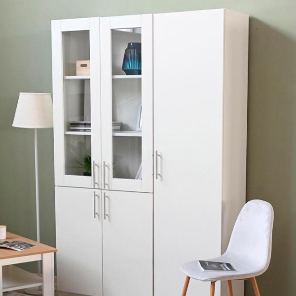 Шкаф Fabrik Home Office-Line №6 200см x 50см x 40см/ ЛДСП/ Белый ясень photo 3