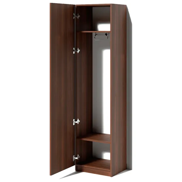 Шкаф Fabrik Home Office-Line №6 200см x 50см x 40см/ ЛДСП/ Орех тёмный photo 4