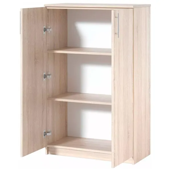 Dulap Fabrik Home Office-Line №8 126 x 80 x 40/ LPAL/ Stejar sonoma photo 4