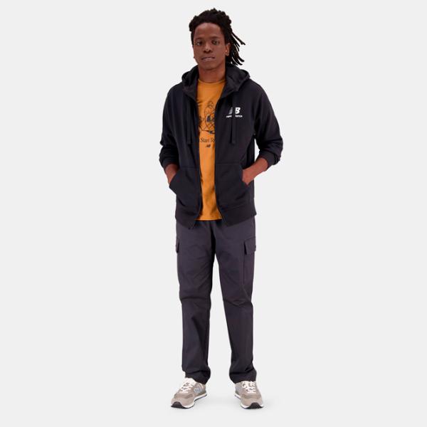 Hanorac pentru bărbați New Balance Essentials Stacked Logo Drept/ Black photo 3 Hanorac pentru bărbați New Balance Essentials Stacked Logo Drept/ Black photo 3