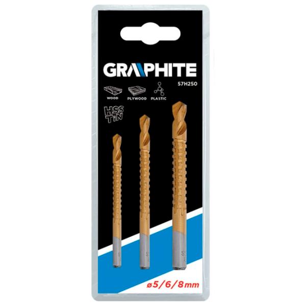 Set de burghie Graphite 57H250 HSS-TIN photo 4 Set de burghie Graphite 57H250 HSS-TIN photo 4
