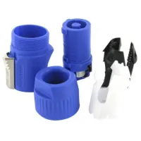 Mufă audio Neutrik NAC3FCA PVC/ Blue photo 2