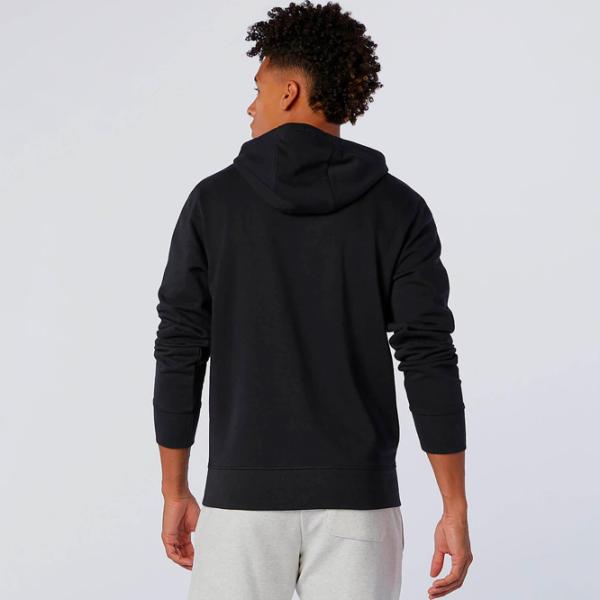 Hanorac pentru bărbați New Balance Essentials Stacked Logo Po Drept/ Black photo 3 Hanorac pentru bărbați New Balance Essentials Stacked Logo Po Drept/ Black photo 3