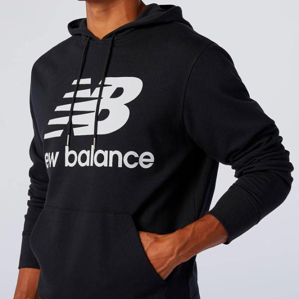 Hanorac pentru bărbați New Balance Essentials Stacked Logo Po Drept/ Black photo 5 Hanorac pentru bărbați New Balance Essentials Stacked Logo Po Drept/ Black photo 5