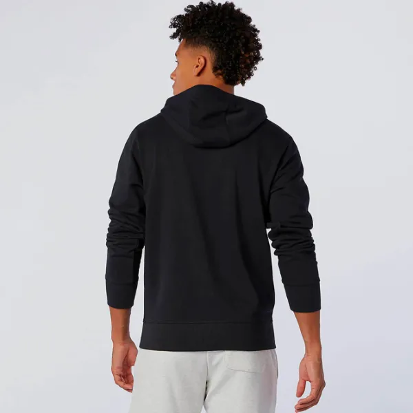 Толстовка для мужчин New Balance Essentials Stacked Logo Po Прямой/ Черный photo 3 Толстовка для мужчин New Balance Essentials Stacked Logo Po Прямой/ Черный photo 3