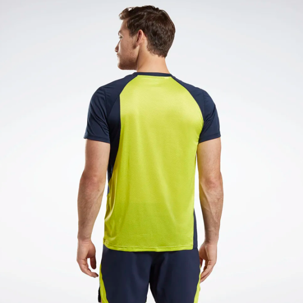 Tricou pentru bărbați Reebok RUNNING SS SPEEDWI Polyester/ Navy photo 3