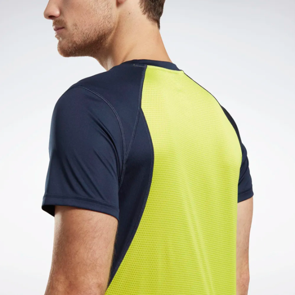Tricou pentru bărbați Reebok RUNNING SS SPEEDWI Polyester/ Navy photo 5