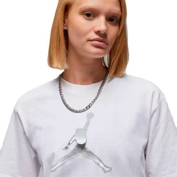 Tricou pentru femei Nike Jordan Gf SS Tee Gfx Hbr Bumbac/ White photo 3