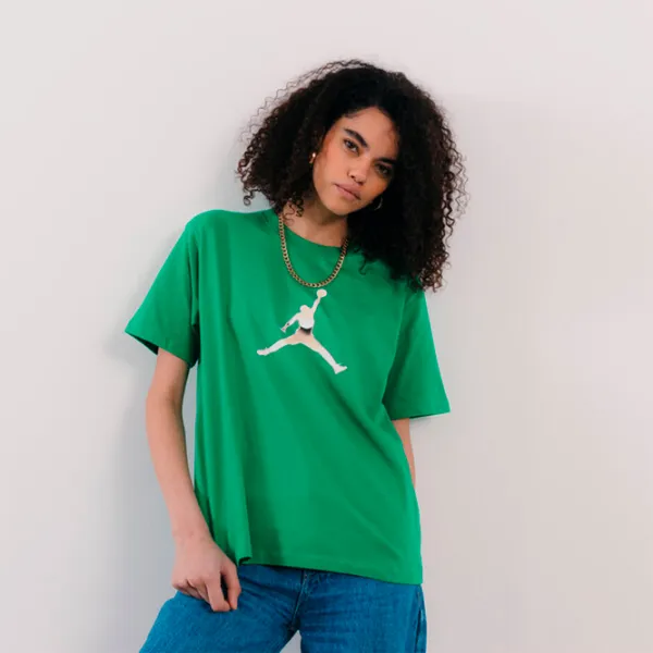 Tricou pentru femei Nike Jordan Gf SS Tee Gfx Hbr Bumbac/ Green photo 2 Tricou pentru femei Nike Jordan Gf SS Tee Gfx Hbr Bumbac/ Green photo 2
