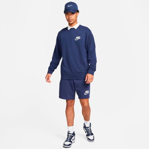 Hanorac pentru bărbați Nike M Nk Club+ Ft Crew Lbr Drept/ Blue photo 4