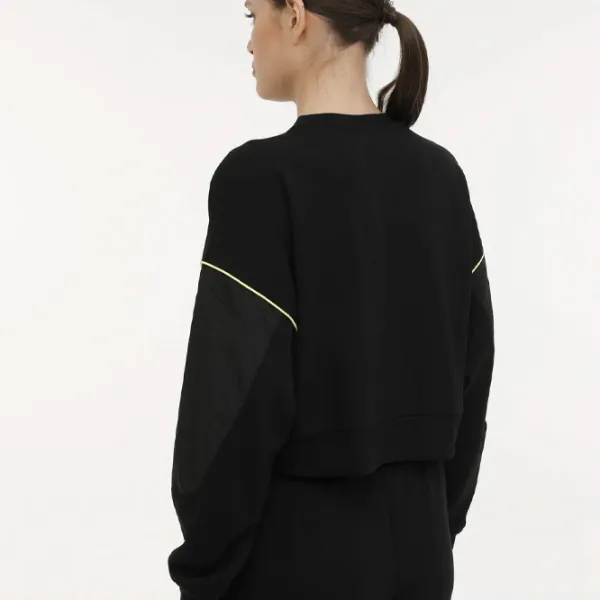Hanorac pentru femei Lotto W-BETHANY C NECK SWT 4FX Black photo 3 Hanorac pentru femei Lotto W-BETHANY C NECK SWT 4FX Black photo 3