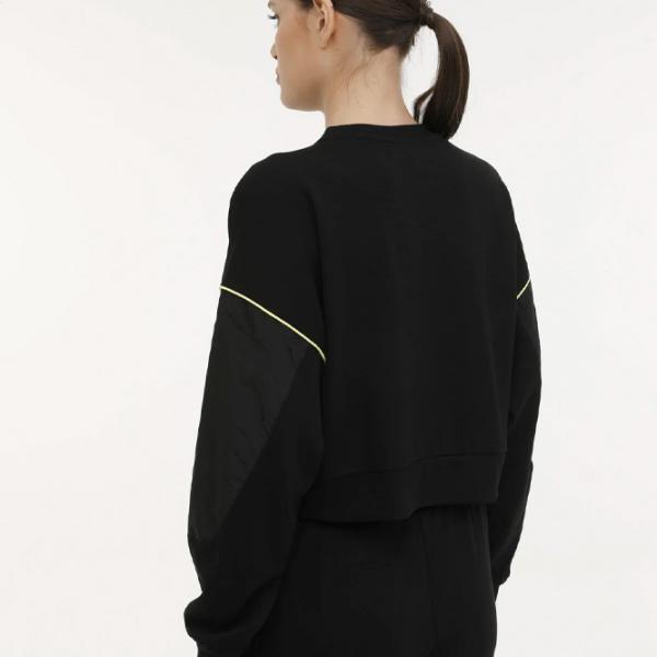 Hanorac pentru femei Lotto W-BETHANY C NECK SWT 4FX Black photo 3 Hanorac pentru femei Lotto W-BETHANY C NECK SWT 4FX Black photo 3