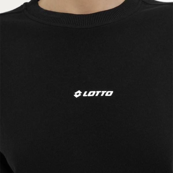 Hanorac pentru femei Lotto W-DELFIN C NECK SWEAT 4FX Black photo 4 Hanorac pentru femei Lotto W-DELFIN C NECK SWEAT 4FX Black photo 4