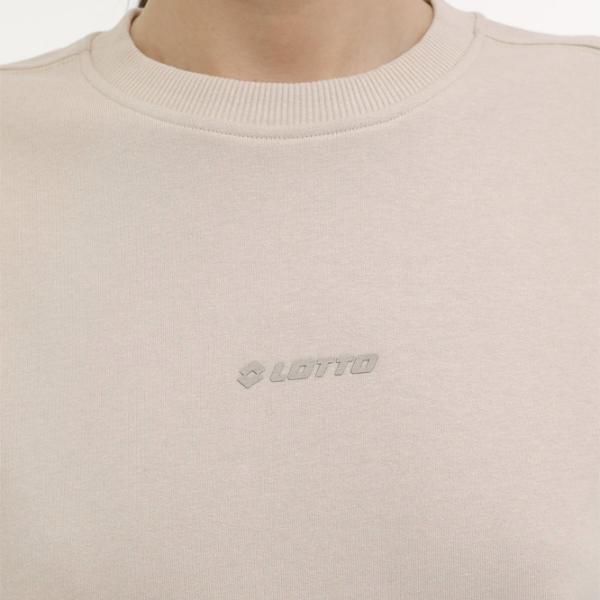 Hanorac pentru femei Lotto W-DELFIN C NECK SWEAT 4FX Beige photo 4 Hanorac pentru femei Lotto W-DELFIN C NECK SWEAT 4FX Beige photo 4