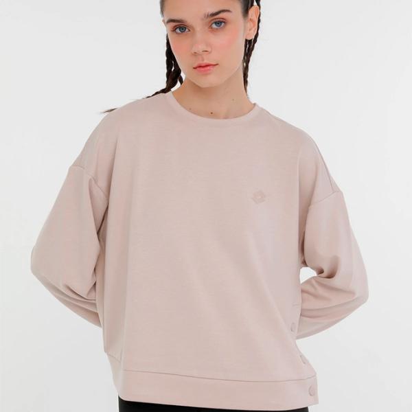 Hanorac pentru femei Lotto W-PACIFICO C NECK SWT 3PR Beige photo 2 Hanorac pentru femei Lotto W-PACIFICO C NECK SWT 3PR Beige photo 2