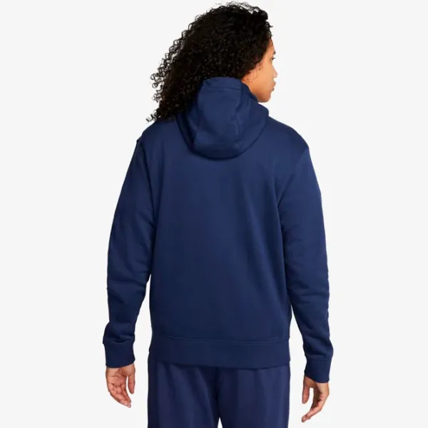 Hanorac pentru bărbați Nike M Nk Club+ Ft Po Lbr Drept/ Blue photo 3
