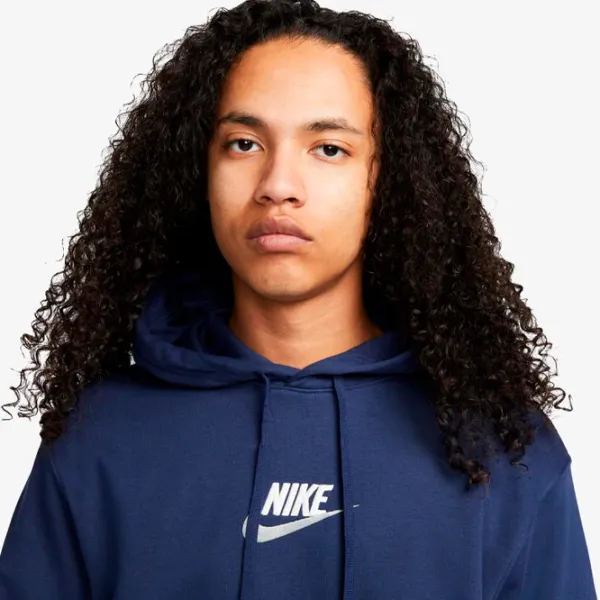 Hanorac pentru bărbați Nike M Nk Club+ Ft Po Lbr Drept/ Blue photo 4