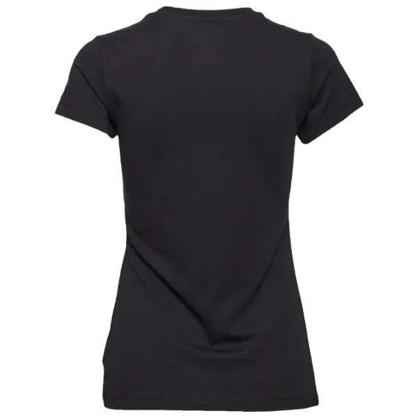 Футболка для женщин New Balance Shirt Essentials Stacked Logo 30% полиэстер/ Черный photo 2