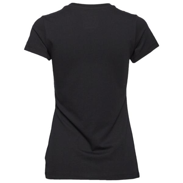 Футболка для женщин New Balance Shirt Essentials Stacked Logo 30% полиэстер/ Черный photo 2