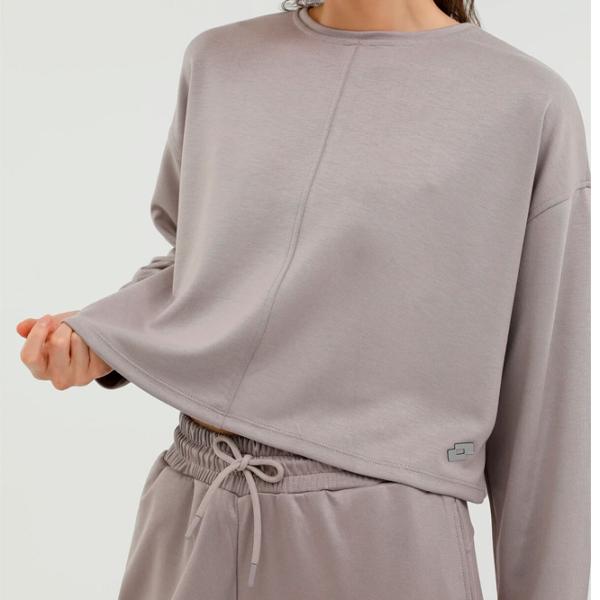 Hanorac pentru femei Lotto W-SD603 LIVA SEATSHIRT 2 A KUM Beige photo 2