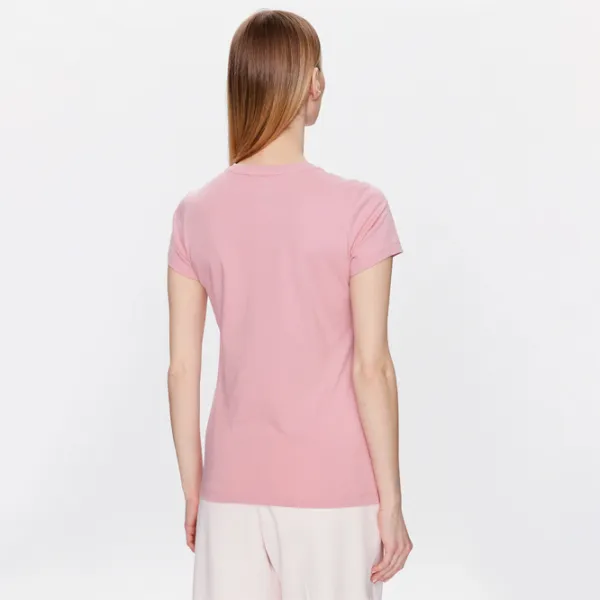 Футболка для женщин New Balance Shirt Essentials Stacked Logo 30% полиэстер/ Розовый photo 2
