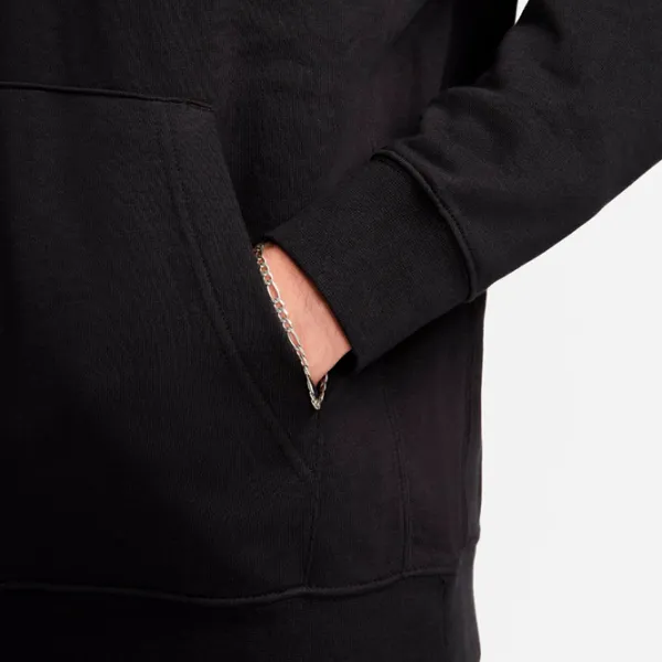 Hanorac pentru bărbați Nike M Nk Club+ Ft Po Lbr Drept/ Black photo 6