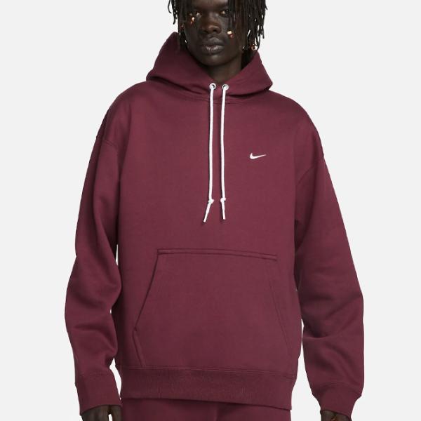 Толстовка для мужчин Nike M Nk Solo Swsh Flc Po Свободный/ Красный photo 2