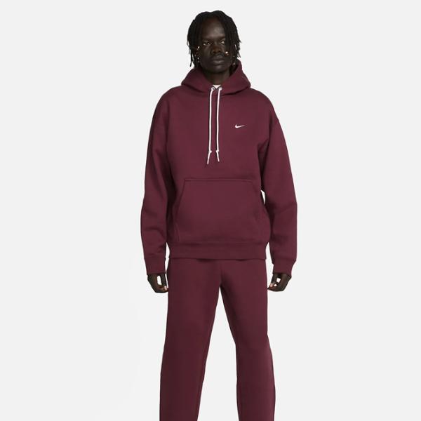 Толстовка для мужчин Nike M Nk Solo Swsh Flc Po Свободный/ Красный photo 4