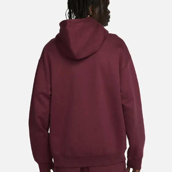 Толстовка для мужчин Nike M Nk Solo Swsh Flc Po Свободный/ Красный photo 3