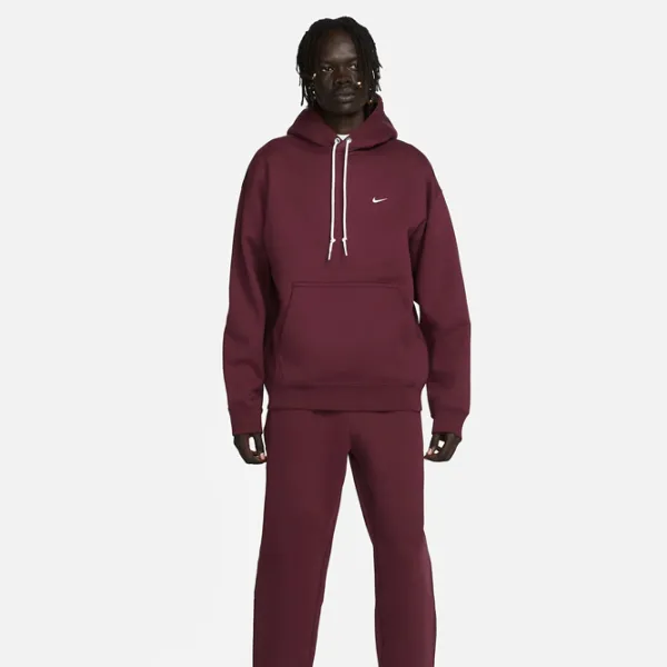 Толстовка для мужчин Nike M Nk Solo Swsh Flc Po Свободный/ Красный photo 4