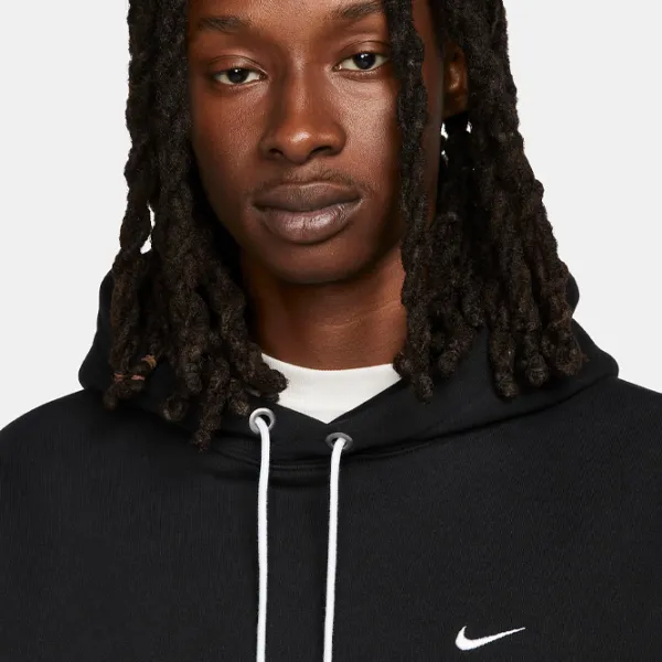 Толстовка для мужчин Nike M Nk Solo Swsh Flc Po Свободный/ Черный photo 5