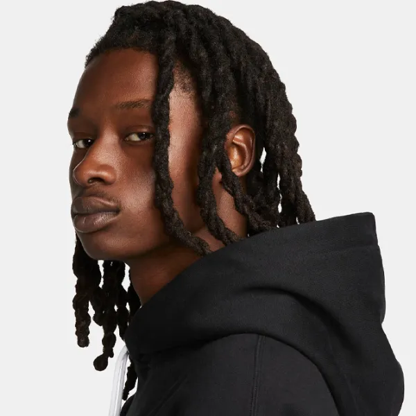 Толстовка для мужчин Nike M Nk Solo Swsh Flc Po Свободный/ Черный photo 6