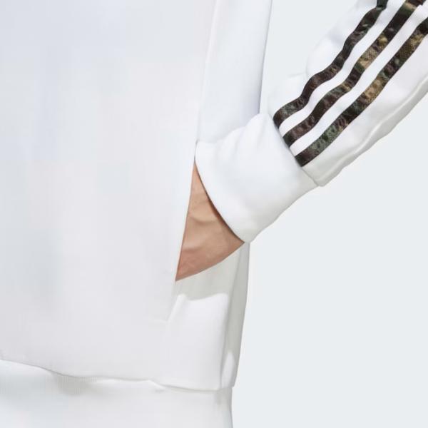 Hanorac pentru bărbați Adidas Essentials French Terry 3-Stripes Drept/ White photo 7