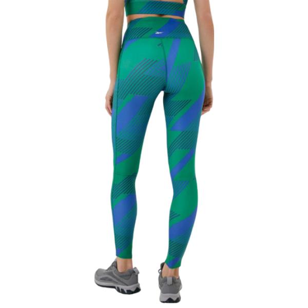 Colanți sport pentru femei Reebok WOR Train AOP Tigh L/ Green photo 2 Colanți sport pentru femei Reebok WOR Train AOP Tigh L/ Green photo 2