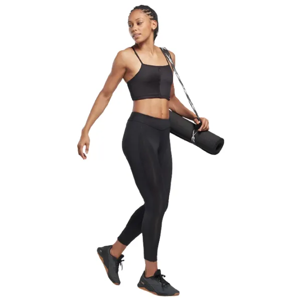 Тайтсы для женщин Reebok Yoga HIR RIB Tight XS/ Черный photo 3 Тайтсы для женщин Reebok Yoga HIR RIB Tight XS/ Черный photo 3